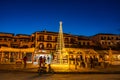 Beautiful christmas atmosphere in Chrora, Skopelos island, Greece