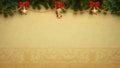 Beautiful vintage christmas background with season ornaments