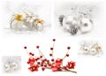 Beautiful Christmas Collage Royalty Free Stock Photo