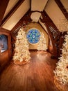 Beautiful Christmas decorations at Paine Art Center in Oshkosh, Wisconsin