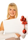 Beautiful Christmas elf Royalty Free Stock Photo