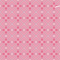 Beautiful christmas geometrical design seamless background pattern illustration in bright pink colour Royalty Free Stock Photo