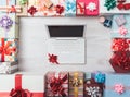 Beautiful Christmas gifts Royalty Free Stock Photo