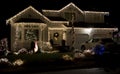 Beautiful christmas lighting house Royalty Free Stock Photo