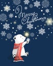 Beautiful christmas and new year greeting card