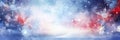 Beautiful_Christmas_panoramic_background_with_snowflakes_and_christmas_1690450195237_6 Royalty Free Stock Photo