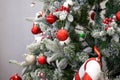 beautiful christmas tree and decorations Royalty Free Stock Photo