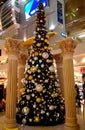 Beautiful Christmas tree at Dubai Airport