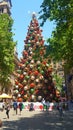 Beautiful Christmas Tree in Martin Place, Sydney, NSW, Australia