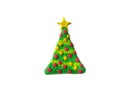 Beautiful Christmas tree plasticine clay, decorate star dough