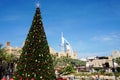 Christmas tree in Souk Madinat Jumeirah, Dubai