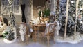 Beautiful Christmas tree, table y room decoration