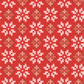 Beautiful Christmas and winter seamless background