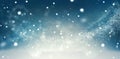 Beautiful Christmas winter snow background Royalty Free Stock Photo