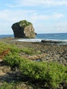 Beautiful Chuanfan Rock of Kenting National Park Royalty Free Stock Photo