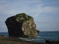 Beautiful Chuanfan Rock of Kenting National Park Royalty Free Stock Photo