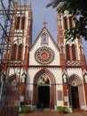 Old southindia church in chennai Pondicherry white town