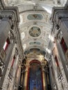 Beautiful Church Interior in Porto Portugal