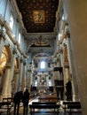 Beautifully decorated church in italy