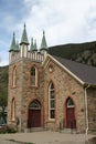 Beautiful church in the mountains