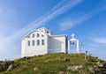 Beautiful church in Myrina, Lemnos island, Greece