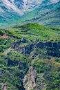 Beautiful church in nature. Tatev Monastery, Armenian Apostolic Church in Syunik region Royalty Free Stock Photo