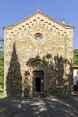The beautiful Church of San Martino in Lucarelli, in the Chianti region, province of Siena, Italy