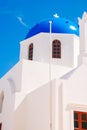 Beautiful church in Santorini. Greece