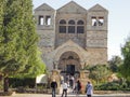 Beautiful church of transfiguration in Mount Tabor, Israel