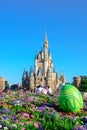 Beautiful Cinderella Castle in Tokyo Disneyland, Tokyo, Japan Royalty Free Stock Photo