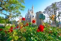 Beautiful Cinderella Castle in Tokyo Disneyland, Tokyo, Japan Royalty Free Stock Photo