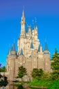 Beautiful Cinderella Castle in Tokyo Disneyland, Tokyo, Japan Royalty Free Stock Photo