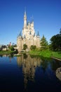 Beautiful Cinderella Castle in Tokyo Disneyland, Tokyo, Japan Royalty Free Stock Photo