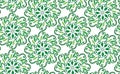 Beautiful circular floral seamless pattern. Ornamental round lace pattern, vector illustration. floral bouquet on a