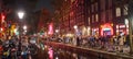 The beautiful city of Amsterdam at night