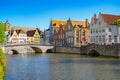 Brugge city in Belgium, Europe Royalty Free Stock Photo