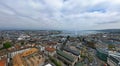 Beautiful city center of Geneva with Lake Leman Royalty Free Stock Photo