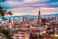Beautiful city of Cluj Romania Royalty Free Stock Photo
