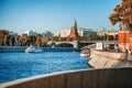 Beautiful city landscape, the capital of Russia, Moscow. A view Royalty Free Stock Photo