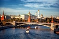 Beautiful city landscape, the capital of Russia, Moscow. A view Royalty Free Stock Photo