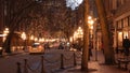 The beautiful city lights in Vancouver Gastown area - VANCOUVER, CANADA - APRIL 11, 2017