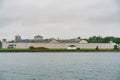 Beautiful city skyline with Kingston Penitentiary along St Lawrence River