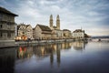 The beautiful city of Zurich at night