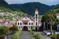 Beautiful cityscape with famous buildings in Machico, Madeira, Portugal Royalty Free Stock Photo