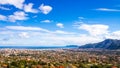 Beautiful cityscape of Palermo, In Italy Royalty Free Stock Photo