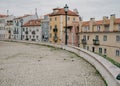 Beautiful cityscape panorama. Top view on the old town in Lisbon city, Portugal Royalty Free Stock Photo