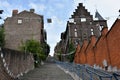 Montagne de Bueren, the most famous stairs in Liege Royalty Free Stock Photo