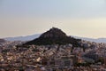 Beautiful cityscape with traditional buildings of the ancient Athens, Greece Royalty Free Stock Photo
