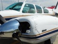 Beautiful classic Be55 Beechcraft Baron.