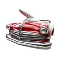 beautiful Classic car hood ornament clipart illustration Royalty Free Stock Photo